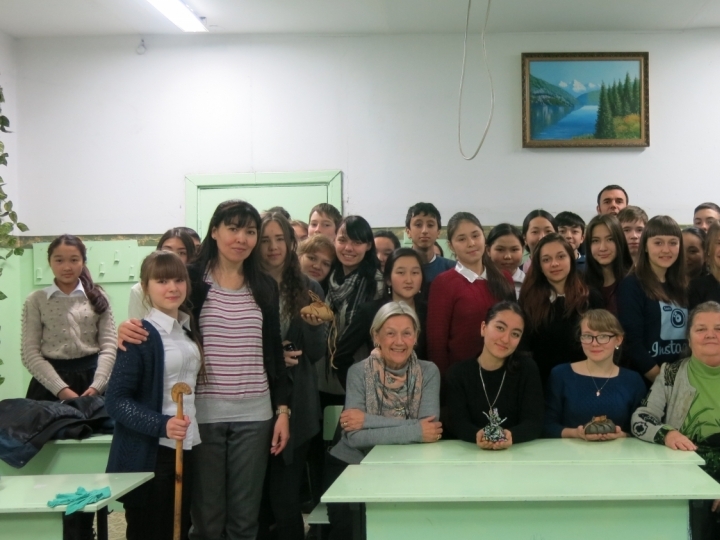 L'école numéro 1 à Bichkek, Kirghizstan